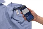 T-shirt unisexe 100 % coton coupe regular 180 g/m² Iqoniq couleur bleu ciel troisième vue