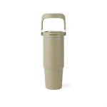 Bouteille isotherme en acier inoxydable recyclé avec poignée de 880 ml couleur vert