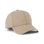 Casquette RPET à 6 panneaux avec fermeture à boucle réglable 85 g/m² couleur ivoire