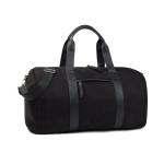 Sac de voyage en polyester recyclé avec poche intérieure couleur noir
