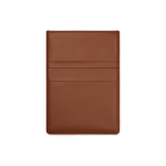 Housse d'ordinateur portable en polyester avec tapis de souris de 14” couleur marron