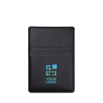 Housse d'ordinateur portable en polyester avec tapis de souris de 14” couleur noir avec zone d'impression