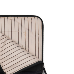 Housse PC rembourrée en polyester recyclé avec fermeture éclair 16” couleur noir quatrième vue