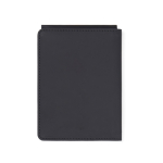 Étui pour passeport et cartes en cuir synthétique avec protection RFID couleur noir