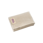 Plaid en RPET avec toucher super doux et patch personnalisable couleur beige image avec logo