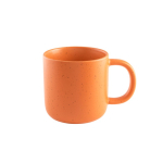 Tasse en céramique pour café, finition mate et effet rustique 90 ml couleur orange première vue