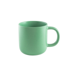 Tasse en céramique pour café, finition mate et effet rustique 90 ml couleur vert clair première vue