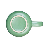 Tasse en céramique pour café, finition mate et effet rustique 90 ml couleur vert clair troisième vue