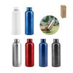 Bouteille en acier inoxydable recyclé à 90 % avec finition mate 550 ml diverses couleurs