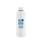 Bouteille en acier inoxydable recyclé à 90 % avec finition mate 550 ml avec zone d'impression