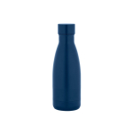 Gourde isotherme en acier inoxydable recyclé à 93 % anti-fuite 400 ml couleur bleu marine