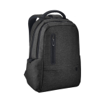 Sac à dos imperméable, nylon recyclé et RPET 210D pour ordinateur 17” couleur noir