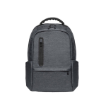Sac à dos imperméable, nylon recyclé et RPET 210D pour ordinateur 17” couleur gris foncé première vue