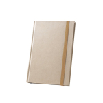 Carnet en canne à sucre, couverture rigide et feuilles lignées A5 couleur naturel