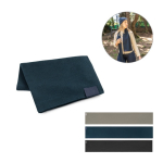 Écharpe en polyester recyclé de RPET avec patch personnalisable diverses couleurs