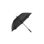 Parapluie polyester recyclé 190T avec couverture automatique Ø122,4 cm couleur noir première vue