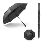 Parapluie polyester recyclé 190T avec couverture automatique Ø122,4 cm diverses couleurs