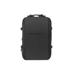 Sac à dos de voyage en polyester recyclé dense pour ordinateur 17,3” couleur noir première vue