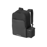 Sac à dos résistant à l'eau, compartiment thermique ordinateur 17,3” couleur noir
