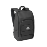 Sac à dos PC en RPET résistant à l'eau avec bande réfléchissante 16” couleur noir image avec logo