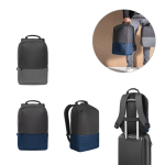 Sac à dos anti-vol en polyester recyclé pour tablette et PC 15,6”. diverses couleurs