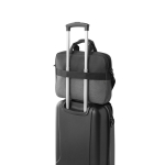 Mallette pour PC en polyester recyclé avec sangle pour trolley 15” couleur gris troisième vue