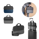 Mallette pour PC en polyester recyclé avec sangle pour trolley 15” diverses couleurs