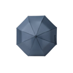 Parapluie pliable en polyester recyclé 190T automatique Ø97 cm couleur bleu deuxième vue
