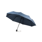 Parapluie pliable en polyester recyclé 190T automatique Ø97 cm couleur bleu troisième vue
