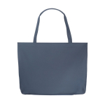 Parapluie pliable en polyester recyclé 190T automatique Ø97 cm couleur bleu quatrième vue
