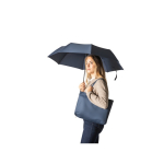 Parapluie pliable en polyester recyclé 190T automatique Ø97 cm couleur bleu Septième vue
