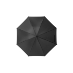 Parapluie polyester 190T, manche en bois et ouverture manuelle Ø127 cm couleur noir deuxième vue