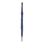 Parapluie polyester 190T, manche en bois et ouverture manuelle Ø127 cm couleur bleu première vue