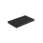 Powerbank magnétique pliable en ABS 3-en-1 de 4 000 mAh couleur noir