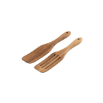 Ensemble de 2 couverts en bois d'acacia certifié FSC™ couleur bois foncé
