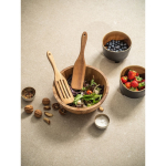 Ensemble de 2 couverts en bois d'acacia certifié FSC™ vue d'ambiance