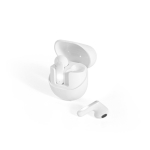 Écouteurs sans fil avec 12h d'autonomie et Bluetooth 5.3 couleur blanc troisième vue