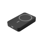 Powerbank en ABS idéale pour fixer derrière le téléphone 10 000 mAh couleur noir