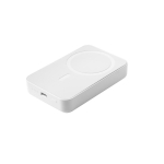 Powerbank en ABS idéale pour fixer derrière le téléphone 10 000 mAh couleur blanc