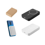 Powerbank en ABS idéale pour fixer derrière le téléphone 10 000 mAh diverses couleurs