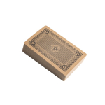 Jeu de 54 cartes classiques en papier kraft certifié FSC™ couleur noir