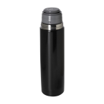 Thermos en acier inoxydable recyclé avec couvercle gobelet 750 ml couleur noir deuxième vue