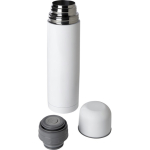 Thermos en acier inoxydable recyclé avec couvercle gobelet 750 ml couleur blanc quatrième vue