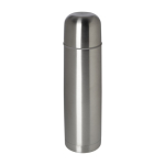 Thermos en acier inoxydable recyclé avec couvercle gobelet 750 ml couleur argenté