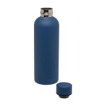 Bouteille en cuivre et inox recyclé isolée sous vide 500 ml couleur bleu marine troisième vue
