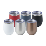 Gobelet en acier inoxydable recyclé et cuivre isolé sous vide 350 ml couleur noir deuxième vue en couleurs
