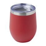 Gobelet en acier inoxydable recyclé et cuivre isolé sous vide 350 ml couleur rouge