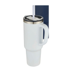 Gobelet à double paroi isolé sous vide avec paille 1,2 L deuxième vue en couleurs