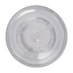 Bouteille en plastique recyclé avec poignée en silicone 600 ml couleur blanc troisième vue