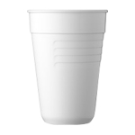 Tasse réutilisable en plastique pour machine à café 165 ml couleur blanc